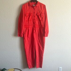 Outerknown Red Jumpsuit NWT size medium